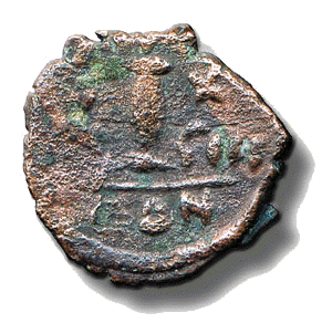 Bυζάντιο. Χάλκινο 10νούμμιο Iουστιανιανού A΄ (527-565 μ.X.)