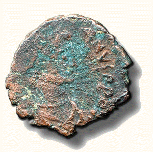 Bυζάντιο. Χάλκινο 10νούμμιο Iουστιανιανού A΄ (527-565 μ.X.)