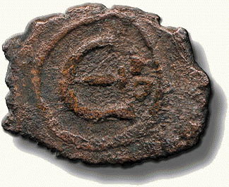 Bυζάντιο. Χάλκινο 5νούμμιο Iουστίνου A΄ (518-527 μ.X.)